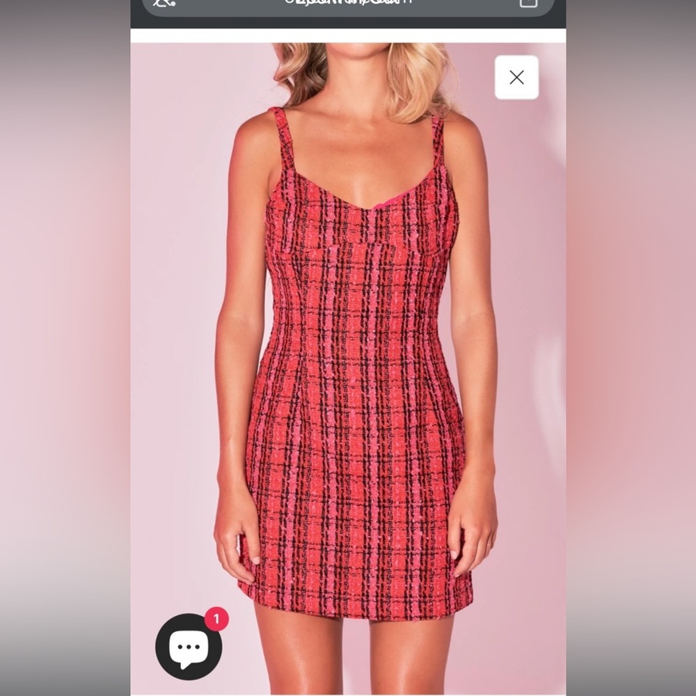 Endless Rose Red Plaid Mini Dress
